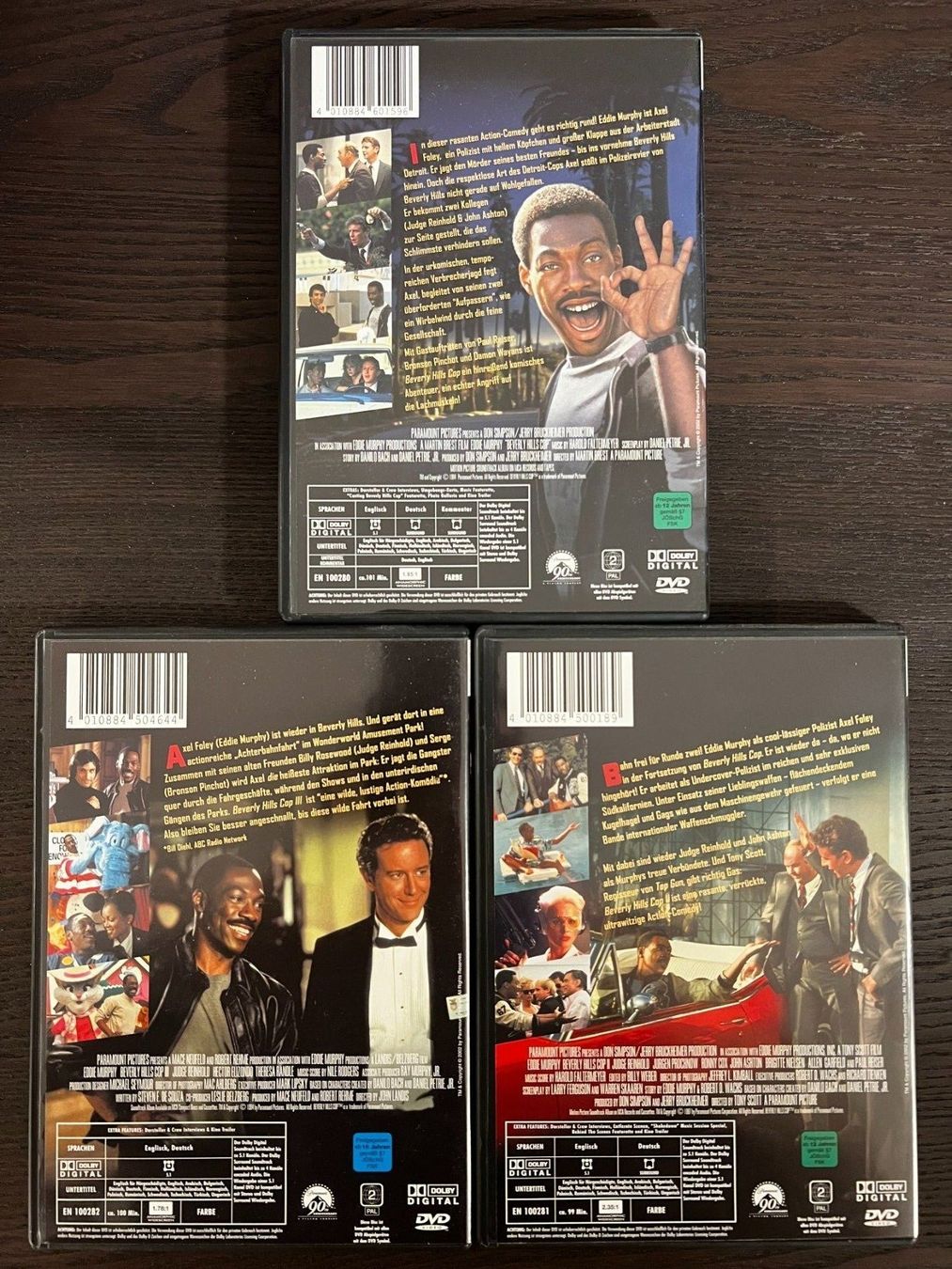 Tutti i DVDs: Beverly Hills Cop Trilogie – Usato da Zürich venduto da FilmFreunde 1