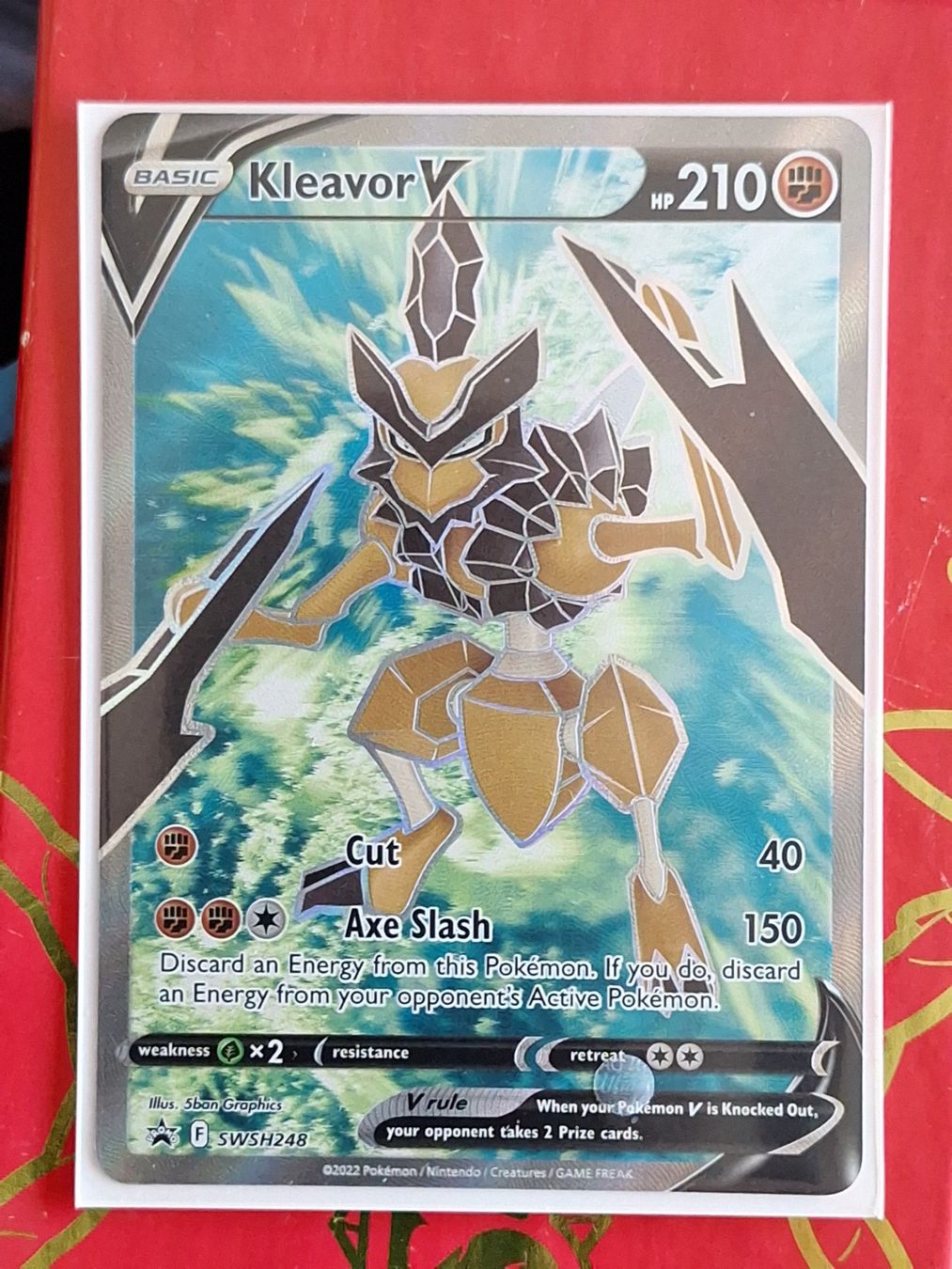 Pokémon Carte collezionabili: Kleavor V - Promo – Usato da Altstätten SG venduto da GGsGameshop