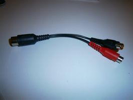 Cinch/DIN-Anschluss Adapter 5pol (DIN) 2x Cinch-Buchse