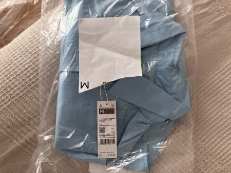 BENETTON Hemd Damen - himmelblau - Grösse M - NEU