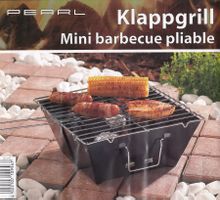 Faltbarer Grill für unterwegs im Rucksack