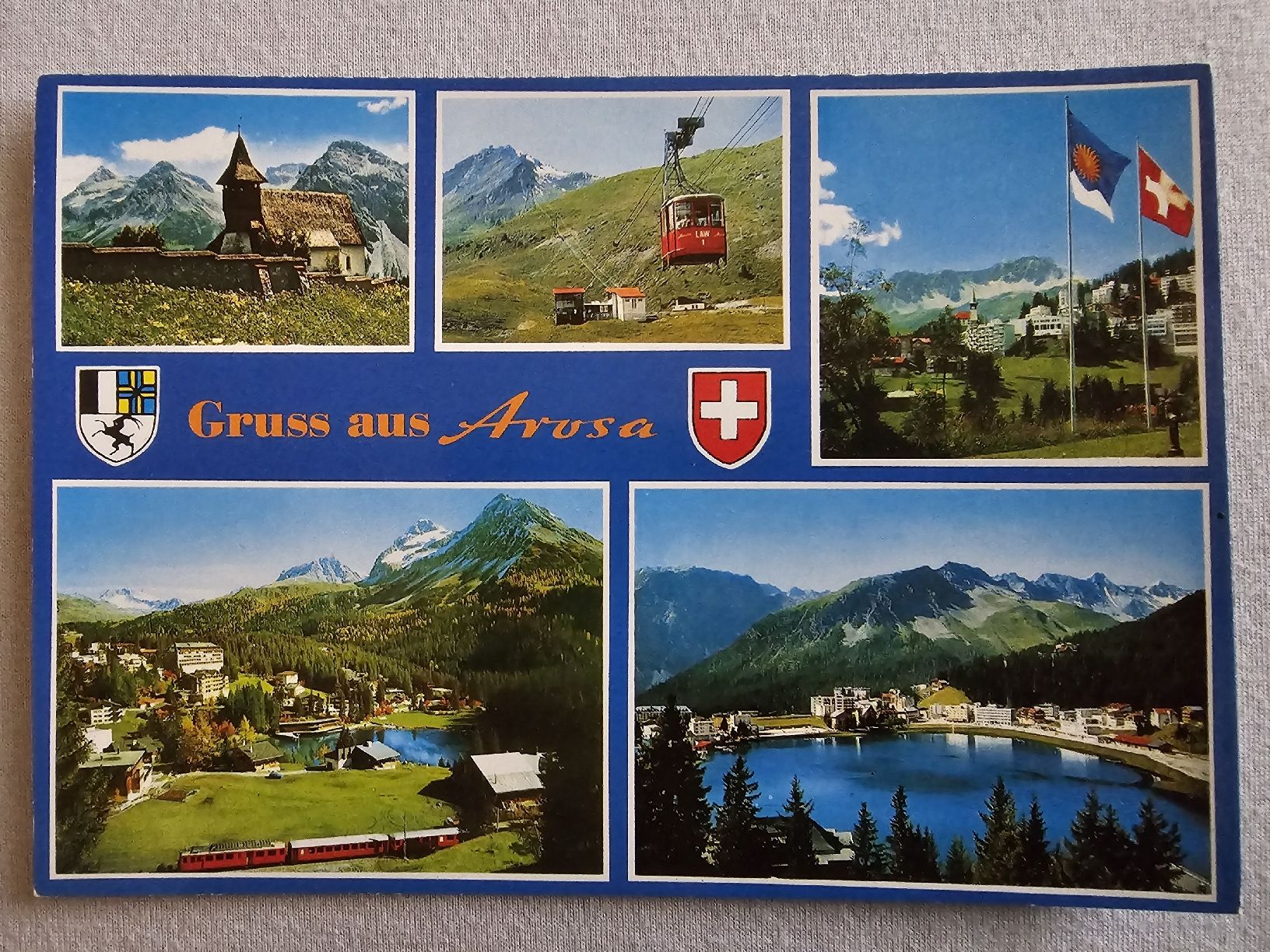 Cartes postales: Ansichtskarte Arosa  25.7.1991 – D'occasion à Bütschwil par Taranabo