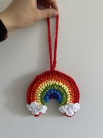 HANDGEFERTIGT - Pride Regenbogen gehäkelt
