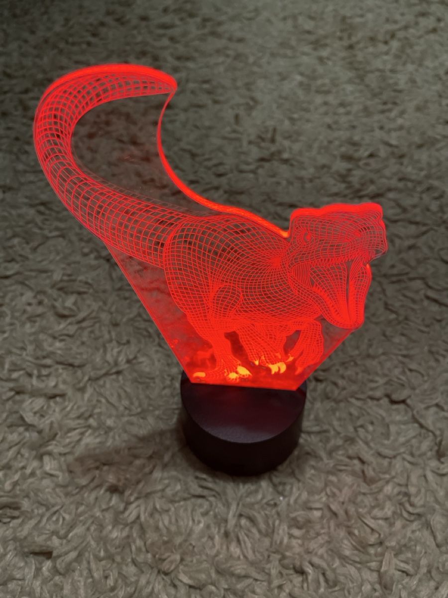 Lampen: Nachtlicht Dinosaurier Acryl – Gebraucht aus Unterkulm von AnoliOccasion