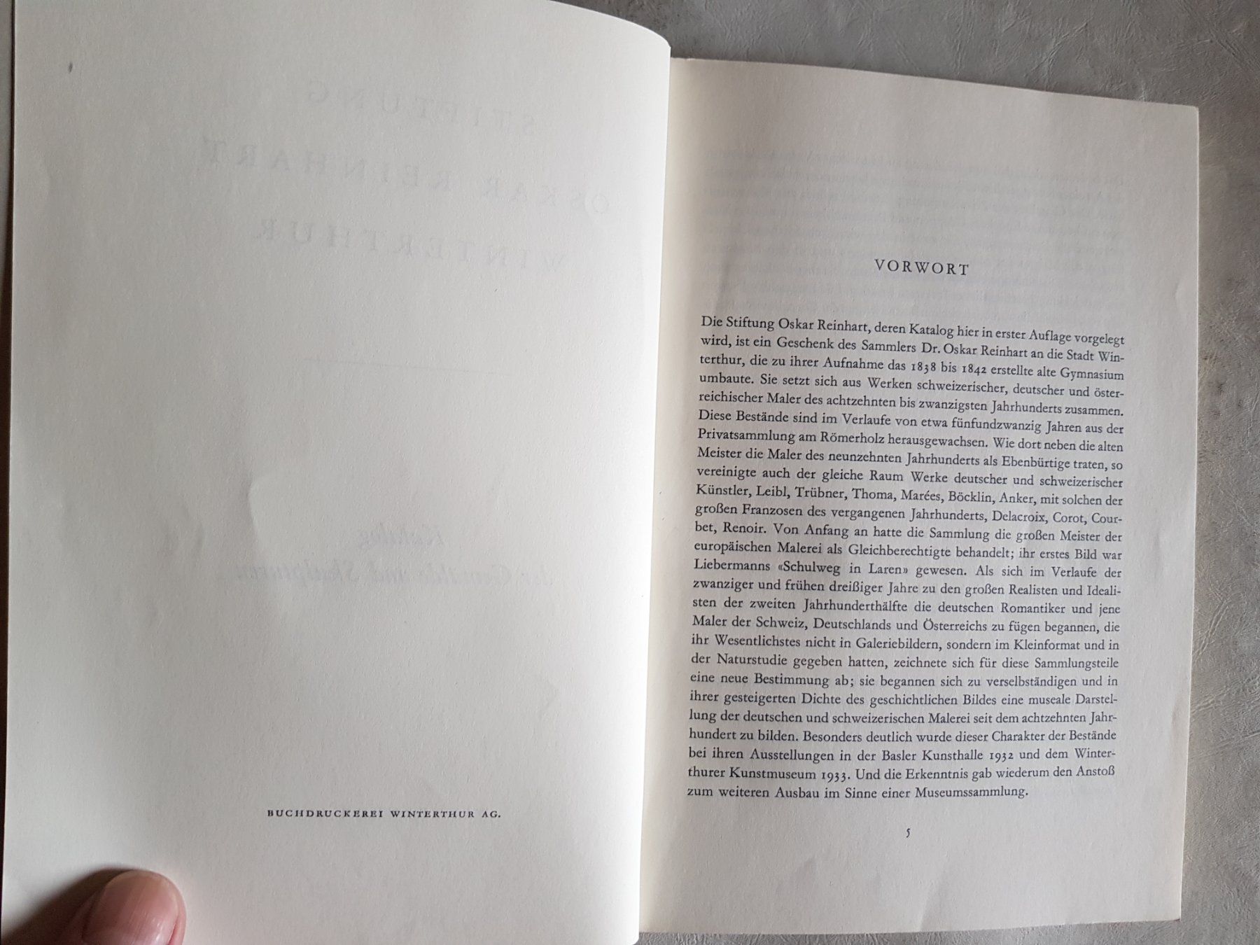 Bücher: Stiftung Oskar Reinhart - Katalog 1951 – Gebraucht aus Walterswil BE von Lonitti 3