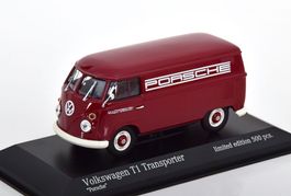 VW T1c Lieferwagen 1963-1967 "Porsche Stuttgart dunkelrot /
