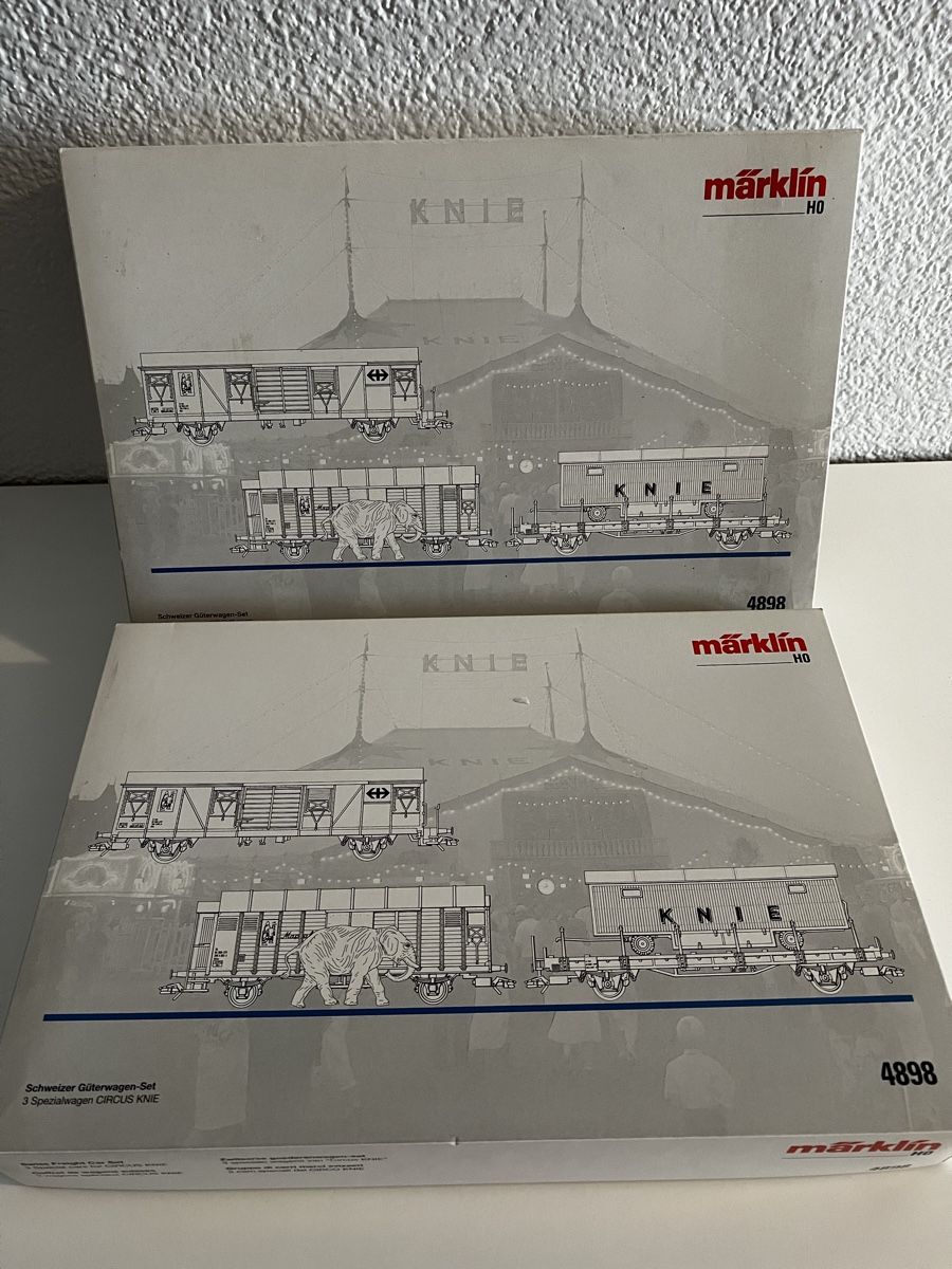 Märklin H0 - 4898 - Circus Knie Wagen-Set (2x) (Gebraucht) in Ried-Brig ...