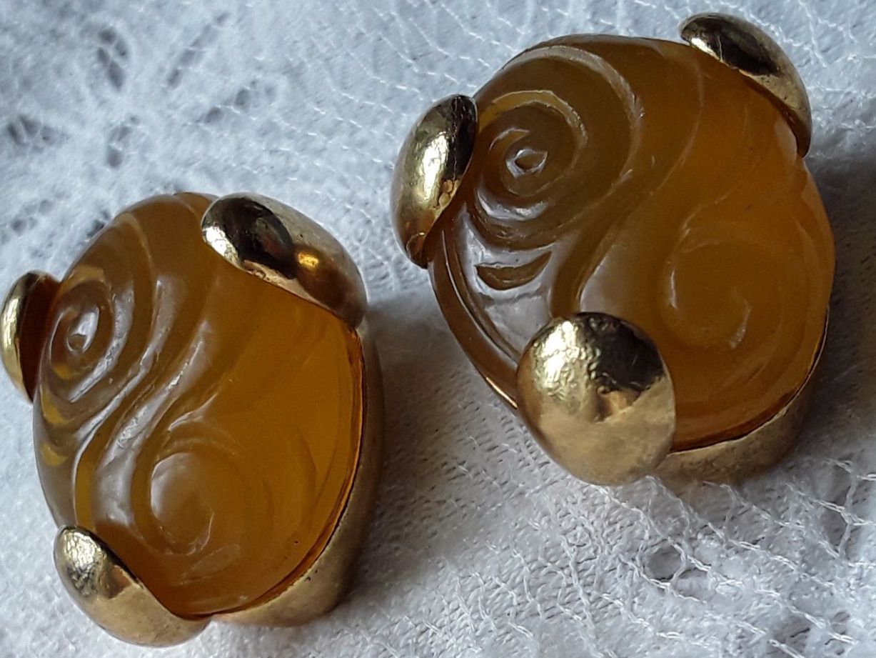Ohrringe & -stecker: Vintage MICRIS BIJOUX PARIS Ohrclips – Gebraucht aus Zürich von helsan 3