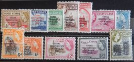Ghana British Kat. 170-181 ** 1957 Kat. 15 £