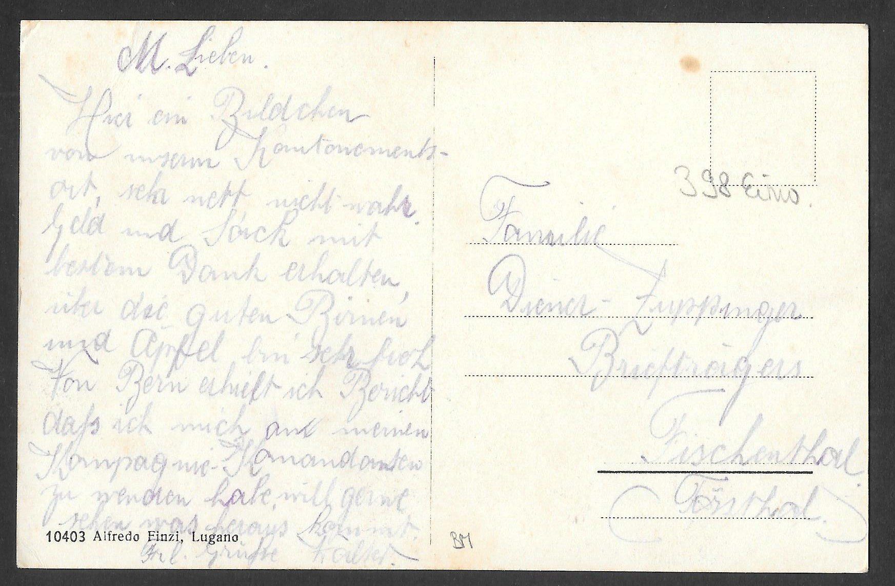 Cartoline postali: Breno Panorama visto da Miglieglia – Usato da Olten venduto da clotaldi 1