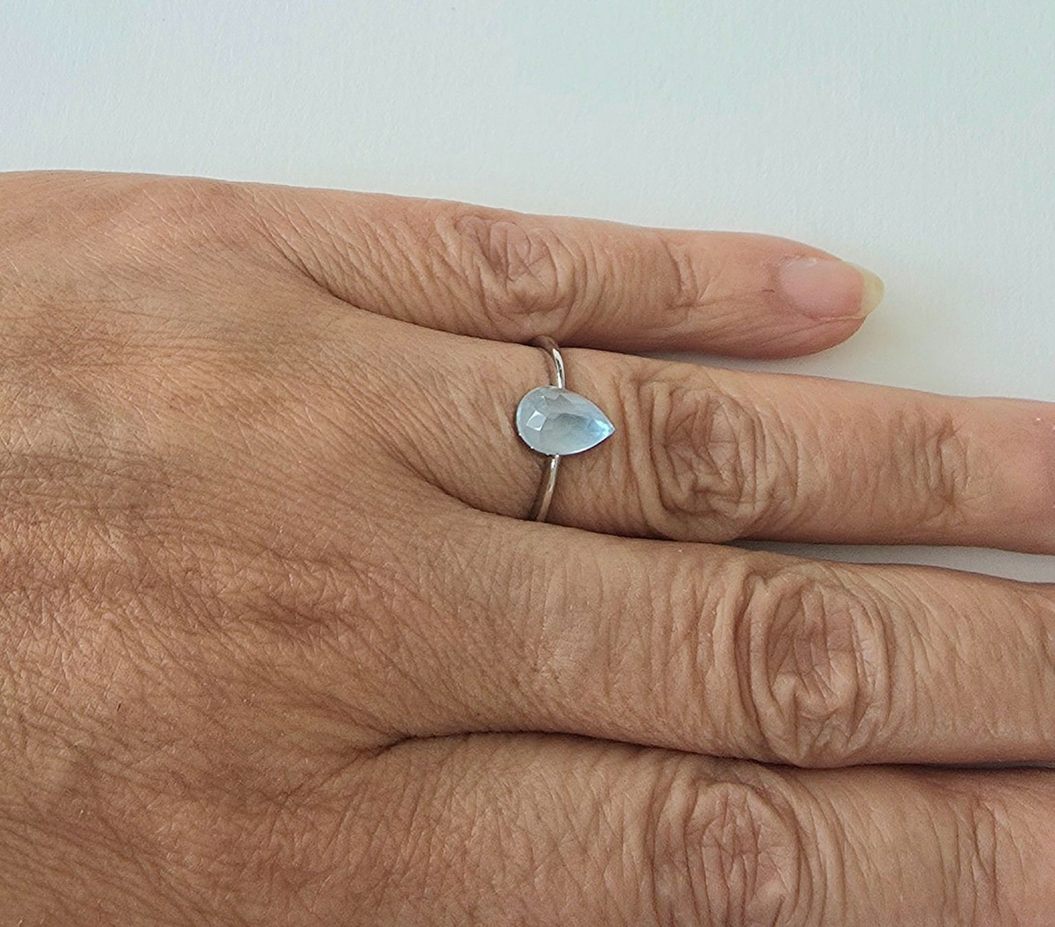 Ringe: Zarter Aquamarin Silber 925 Ring - Neu – Neu und originalverpackt aus Uetikon am See von Coralreef 6