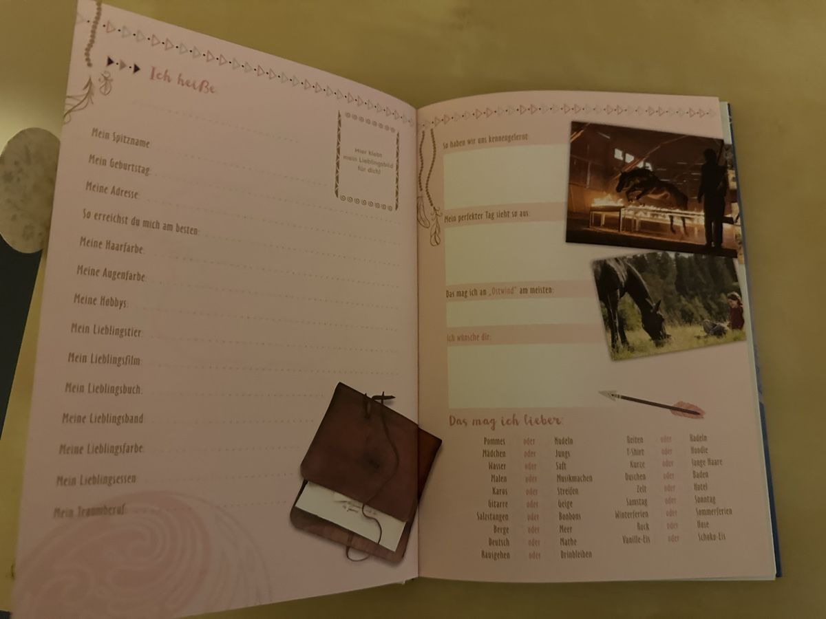 Libri: Freindebuch OSTWIND – Nuovo (secondo la descrizione) da Diessbach b. Büren venduto da kat_6mzs 2
