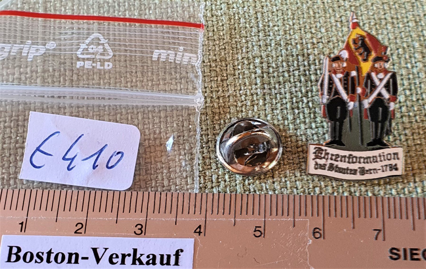 Placchette & Badge: E410 Pin Ehrenformation des Staates Bern – Usato da Reinach BL venduto da Boston-Verkauf 2