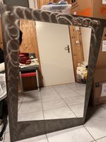 Dekospiegel Metall Unikat Handgefertigt 80x100 cm guter Zust