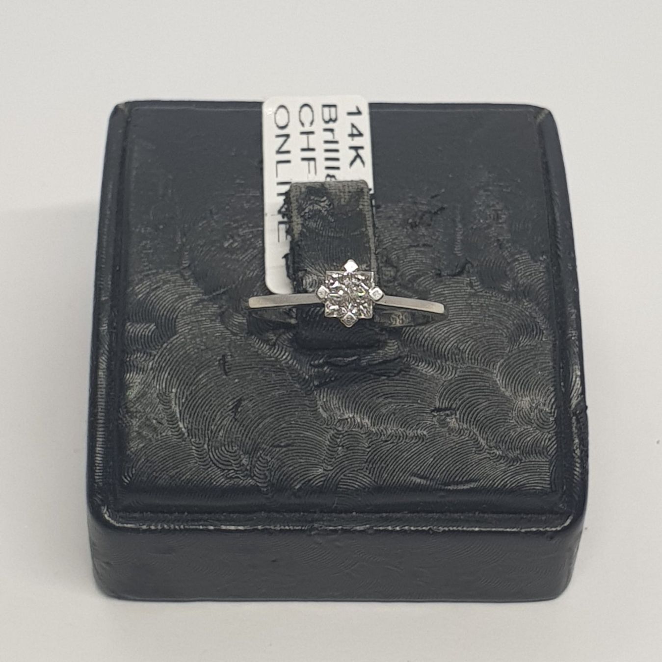 Anelli: Echt 14K Gold - Diamant Ring – Usato da Luzern venduto da Goldhaus-Luzern