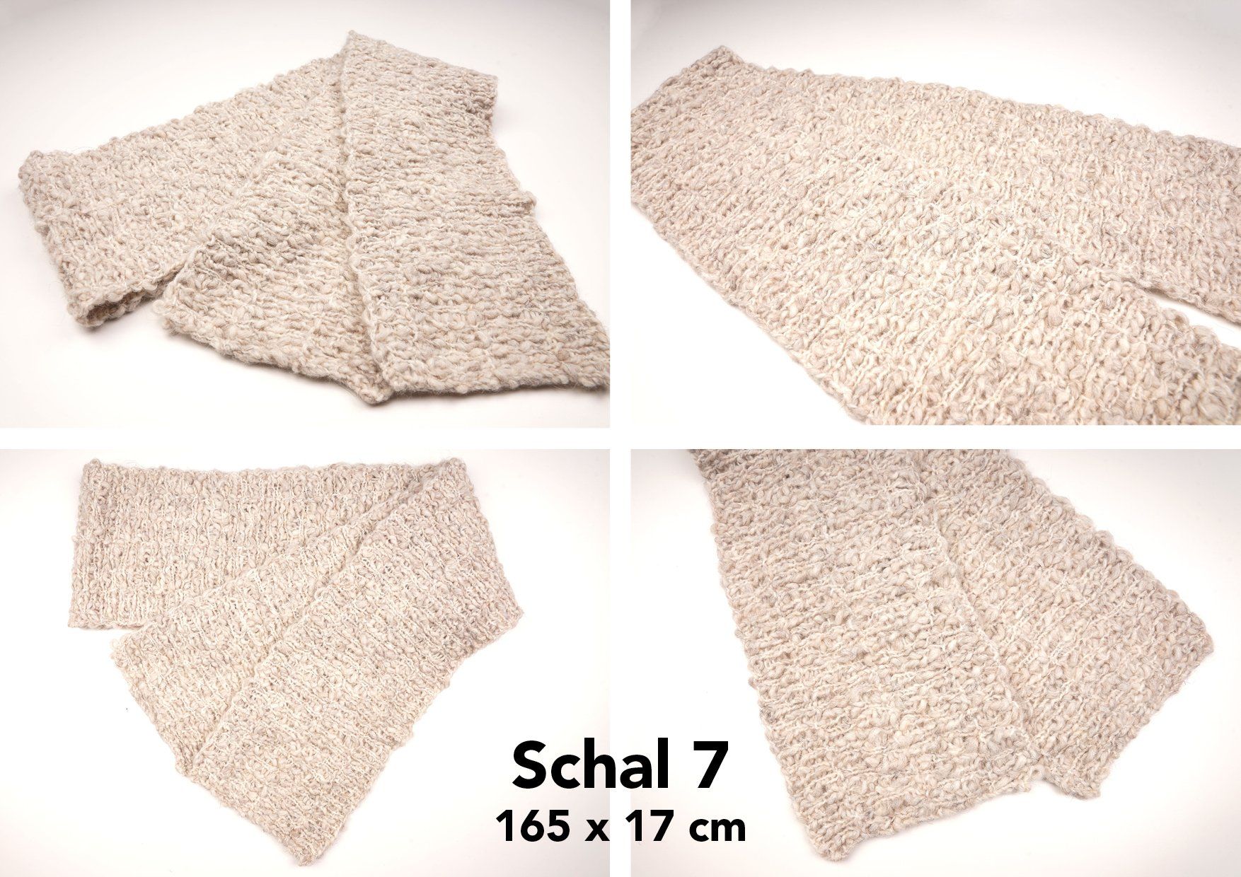 Foulard & Sciarpe: Schal / Schärpe / gestrickter Wollschal – Nuovo (secondo la descrizione) da Buochs venduto da chicco64 5