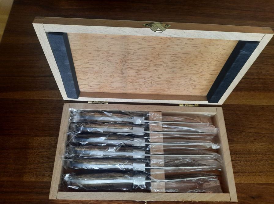 Coltelli: Steakmesserset neu + ungebraucht – Nuovo e nell'imballaggio originale da Rothenburg venduto da Fbuesche1 3