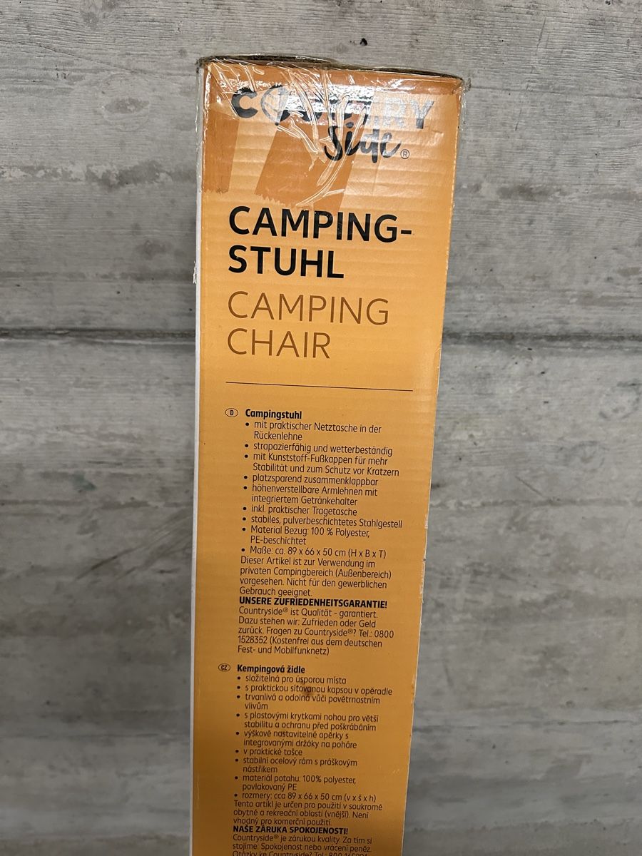 Sedie: Campingstuhl, neu und unverpackt – Nuovo e nell'imballaggio originale da Opfikon venduto da Lui_07 1