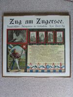 1 Plakat Litho Zug am Zugersee 1885 gerahmt 69.5 x 63.5 cm