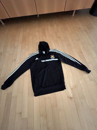 Kapuzenpullover Adidas West Ham United schwarz Grösse S