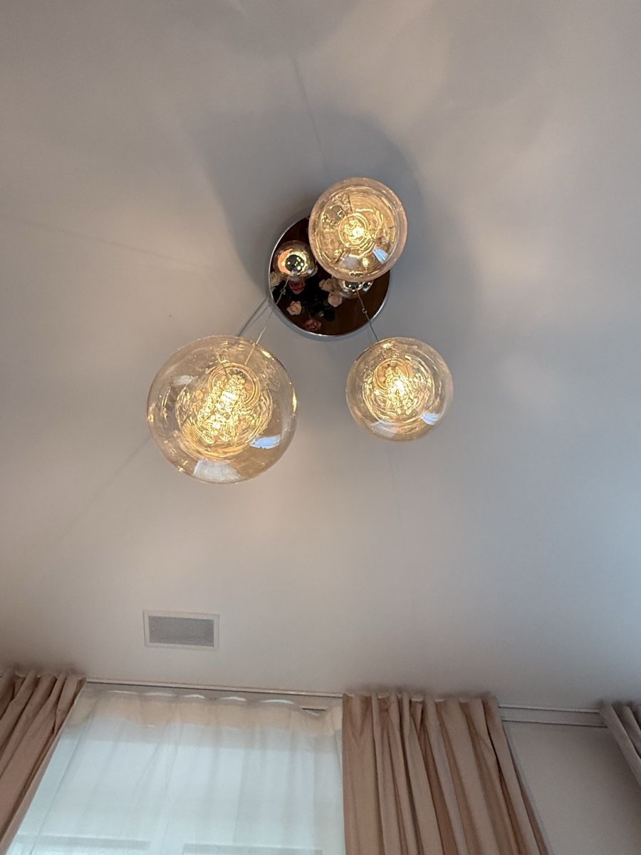 Lampadari & plafoniere: Deckenleuchte Kugelleuchten Glas Bernstein – Usato da Zürich venduto da hub_xzw7 2