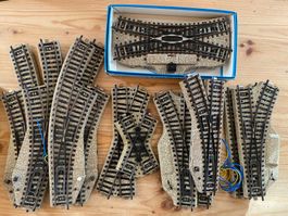 Märklin ältere M Gleise / Weichen  Sammlung/ defekt