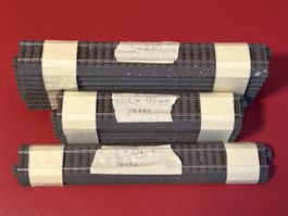 MÄRKLIN C-Geleise gerade, Mix, 17 Stück