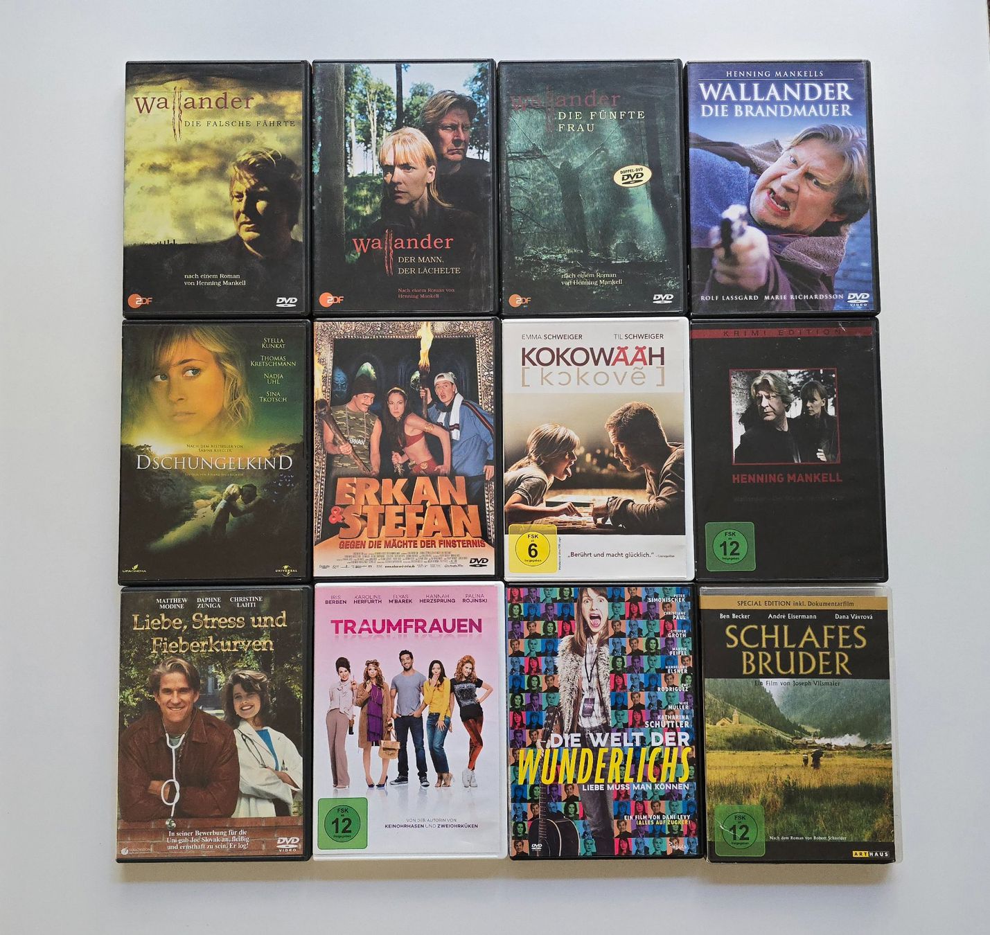 Tutti i DVDs: 12 DVD Paket Deutsche Filme – Usato da Dättlikon venduto da Wundertuete_