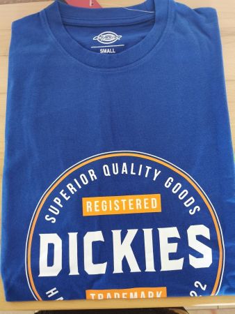 NEUES T-Shirt DICKIES NEWDALE, Gr. S, blau, 100%Baumwolle