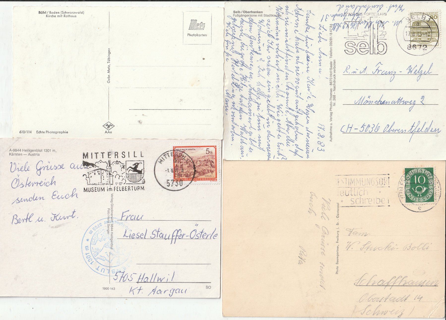 Cartoline postali: 16 Karten Sakralbauten- Kirchen – Usato da Lumbrein venduto da made02 7