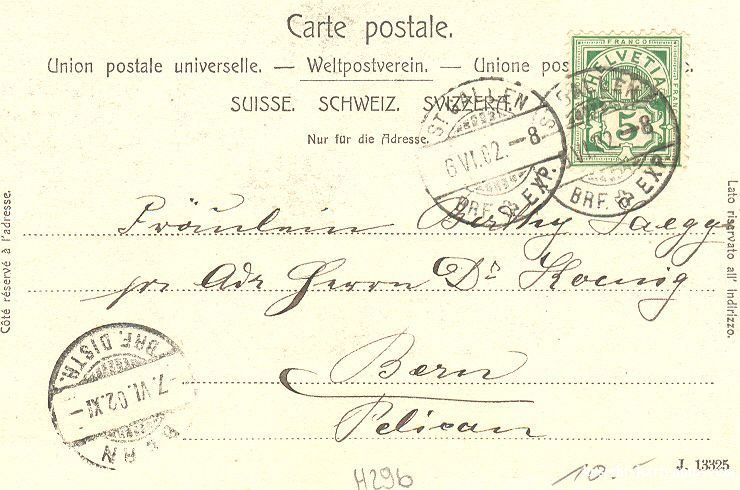 Cartoline postali: St. Gallen - Wildpark + 1902 TOP – Usato da Emmenbrücke venduto da teestube 1