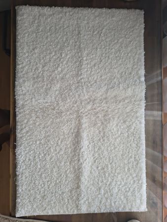 Badezimmerteppich weiss 80x50cm, neu!