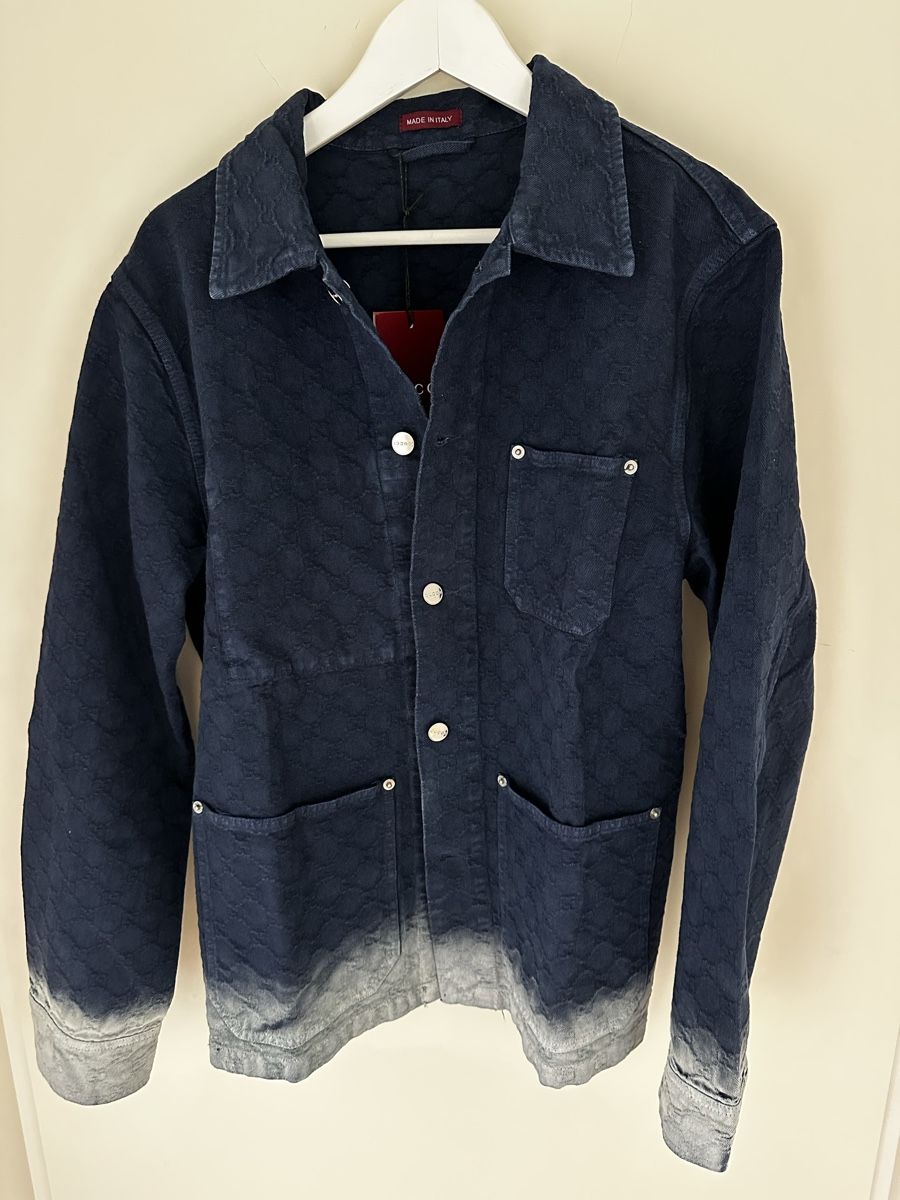 Gucci Giacche: GUCCI denim jacquard shirt – Nuovo (secondo la descrizione) da Genève venduto da rom_56hd