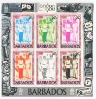 Block "Briefträger". Barbados.