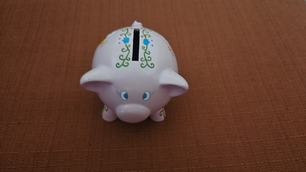 Salvadanaio Maialino Rosa In Metallo - Lattina Apribile 12x6 Cm, Idea Regalo - Foto 6