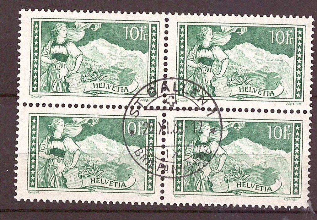 Tous les timbres: # 9 --- JUNGFRAU   250.- – D'occasion à Dübendorf par Piero2