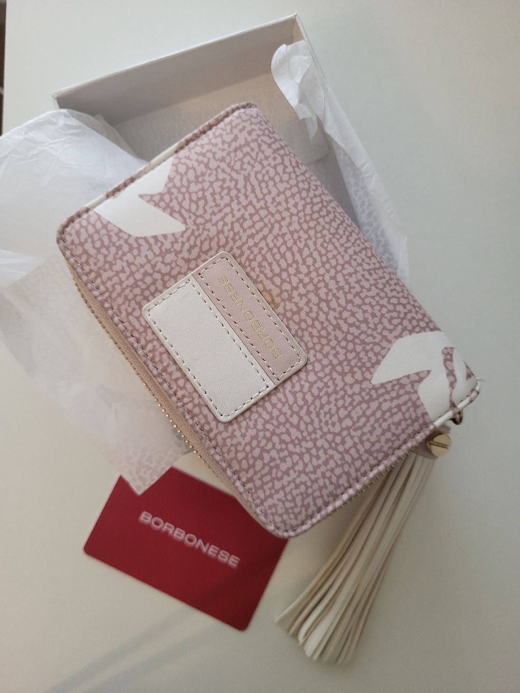 Borbonese Portamonete: véritable Borbonese portefeuille avec porte-monnaie – Nuovo (secondo la descrizione) da Eysins venduto da fralon
