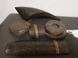 WW1 artillery relics