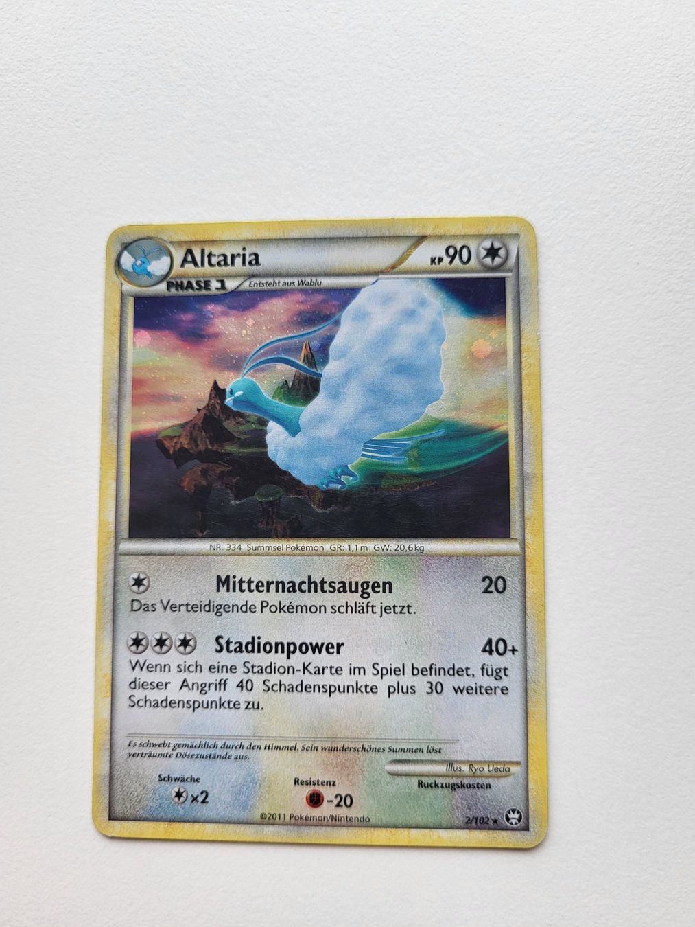 Pokémon Carte collezionabili: Altaria (Triumphant 2/102) – Usato da Erlenbach ZH venduto da ram_mjn5