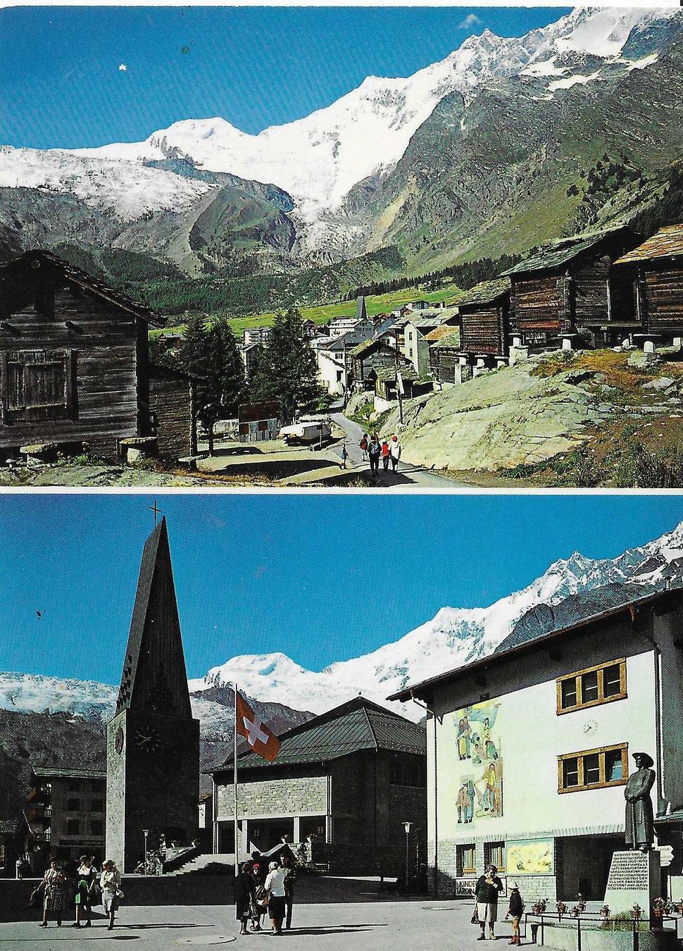 Ansichtskarten: Saas Fee VS – Gebraucht aus Rothrist von Stranglehold