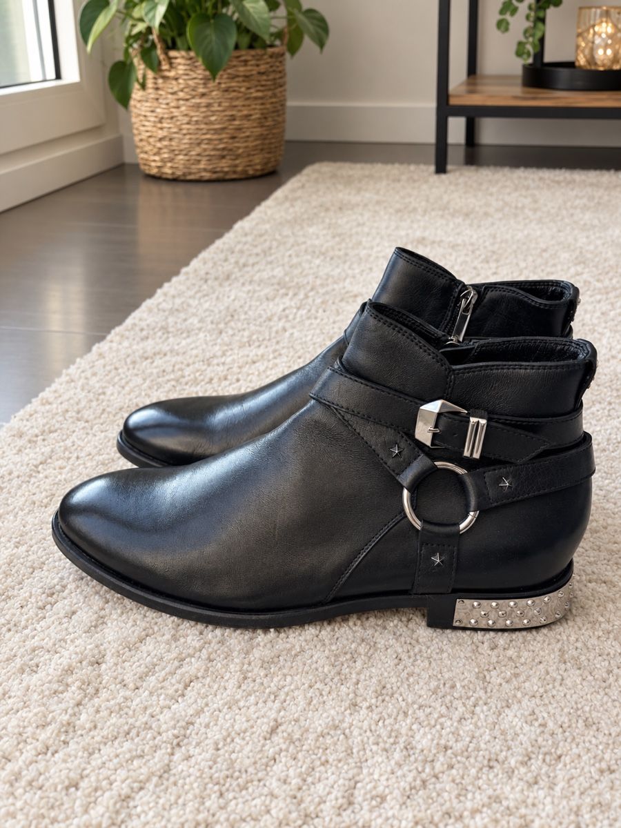 Philipp Plein Scarpe da uomo: Philipp Plein Boots Low Flat Stars – Usato da Zürich venduto da PF2484