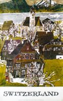 VIERWALDSTAETTERSEE WEGGIS - 1963 Original Plakat