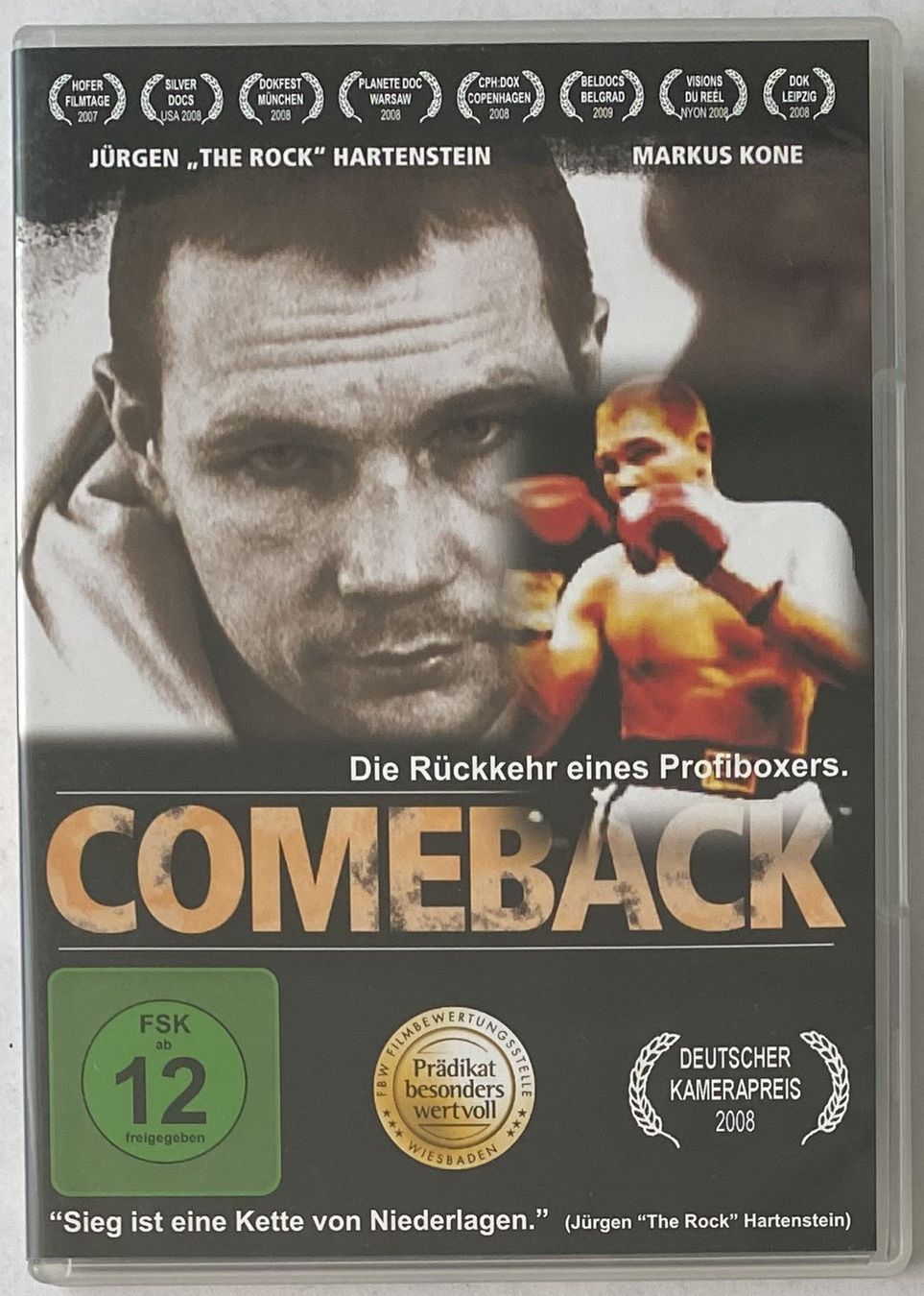 Tutti i DVDs: Comeback, Die Rückkehr eines Profiboxers – Usato da Flums venduto da Asquillo