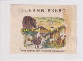 Etikette für Wein - Johannisberg /bd