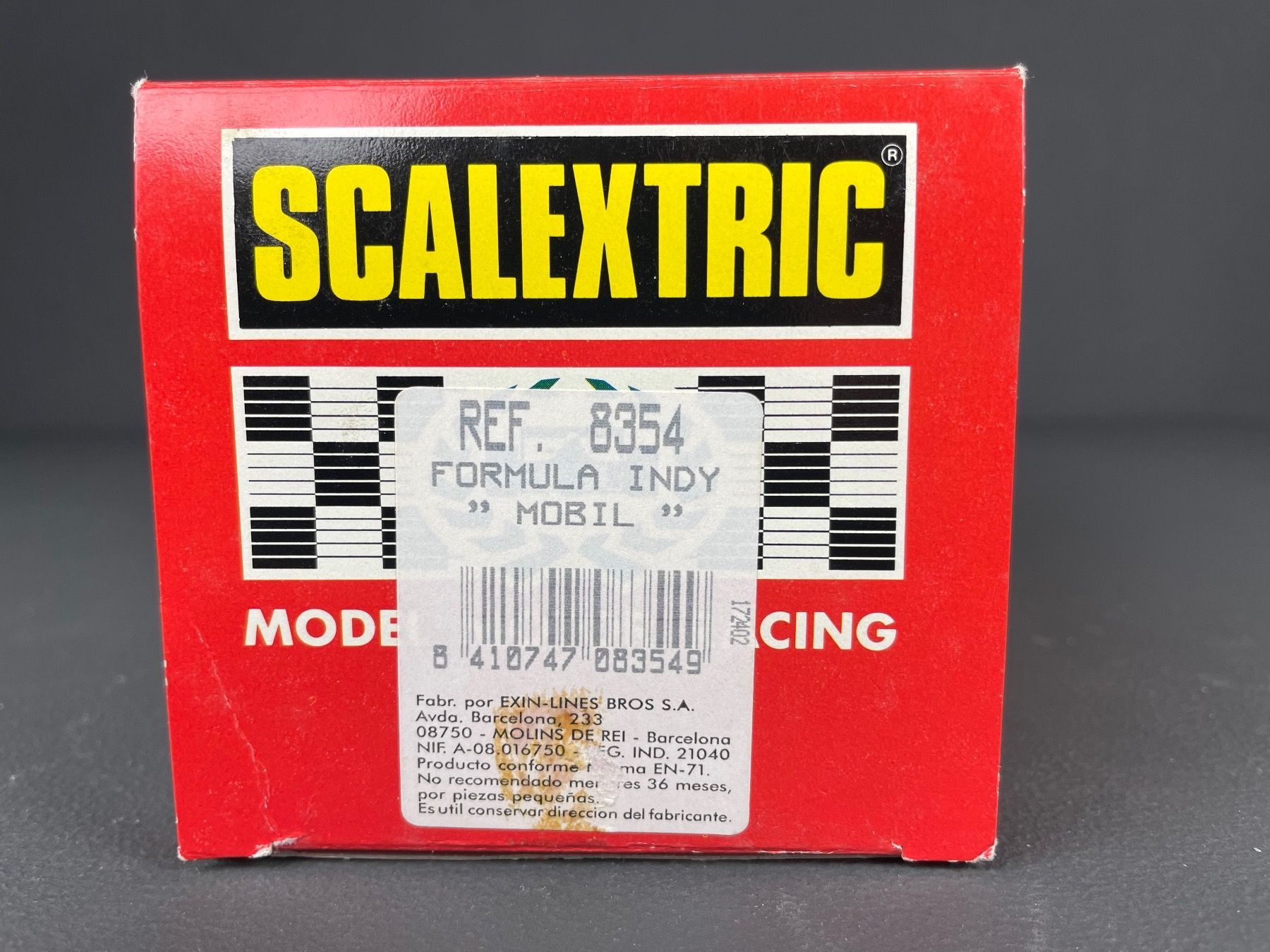 Carrera Piste: Scalextric Exin  8354 Formula Indy Mobil #2 – Nuovo (secondo la descrizione) da Genthod venduto da lightyear63 8