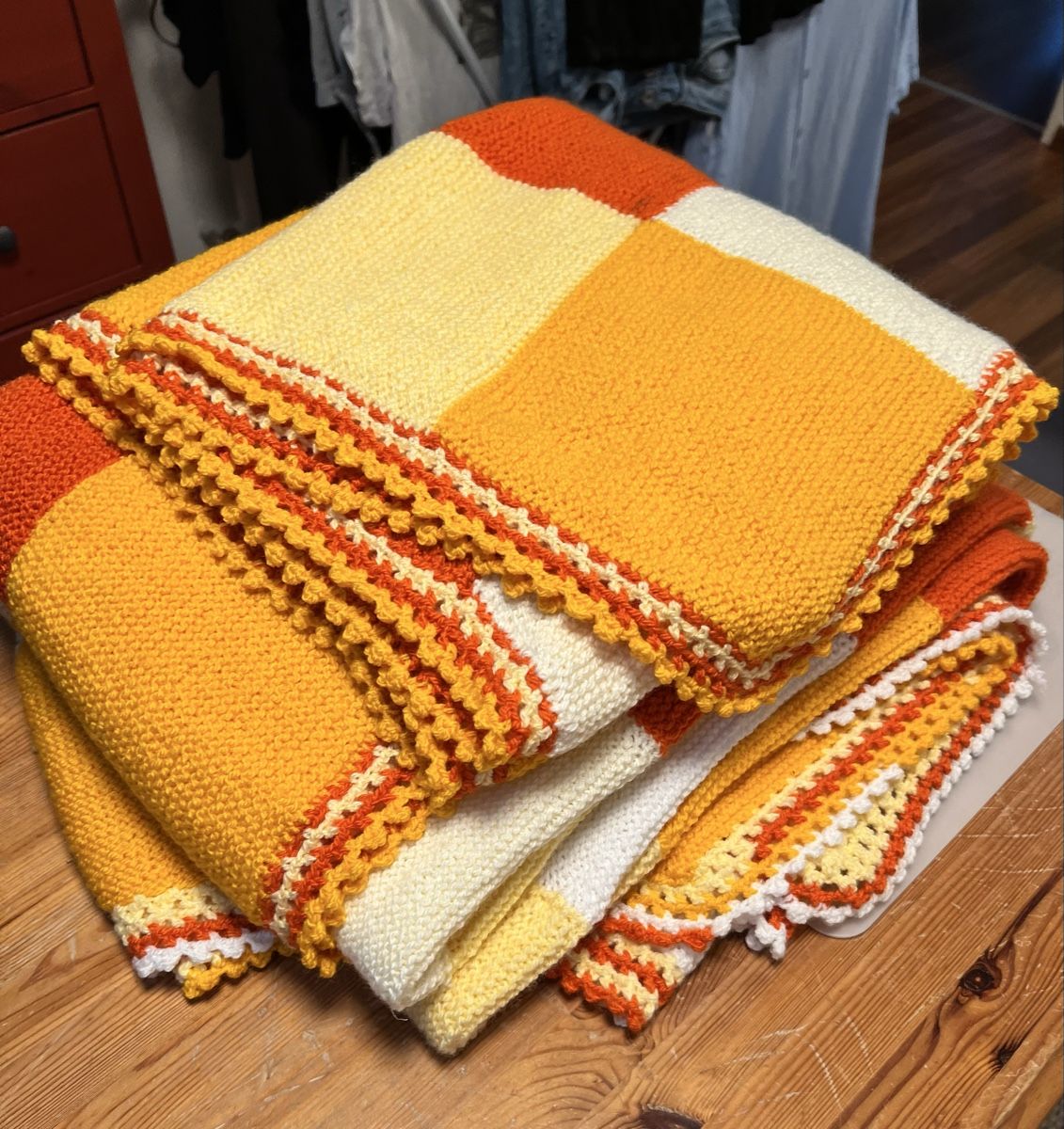 Decken: Wolldecken 2 Stk Patchwork – Neu (gemäss Beschreibung) aus Sevelen von Ritiplampi 1