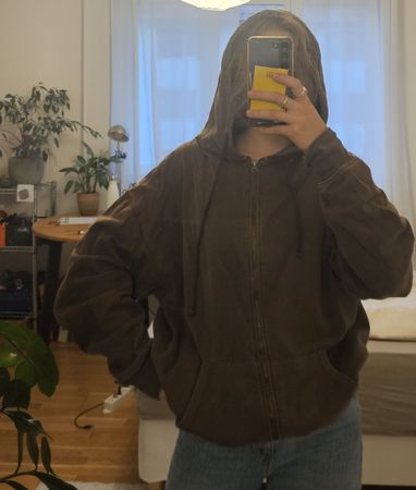 Brauner Hoodie, Grösse S