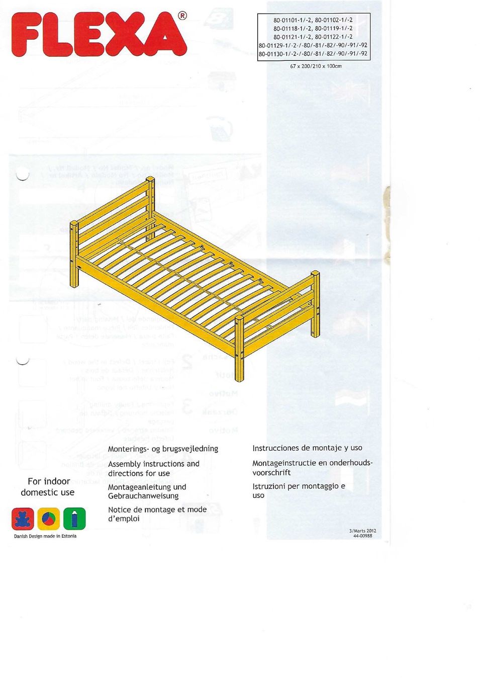 Flexa Letti: Lit Flexa 90 x 200 – Usato da La Rippe venduto da Mental 1