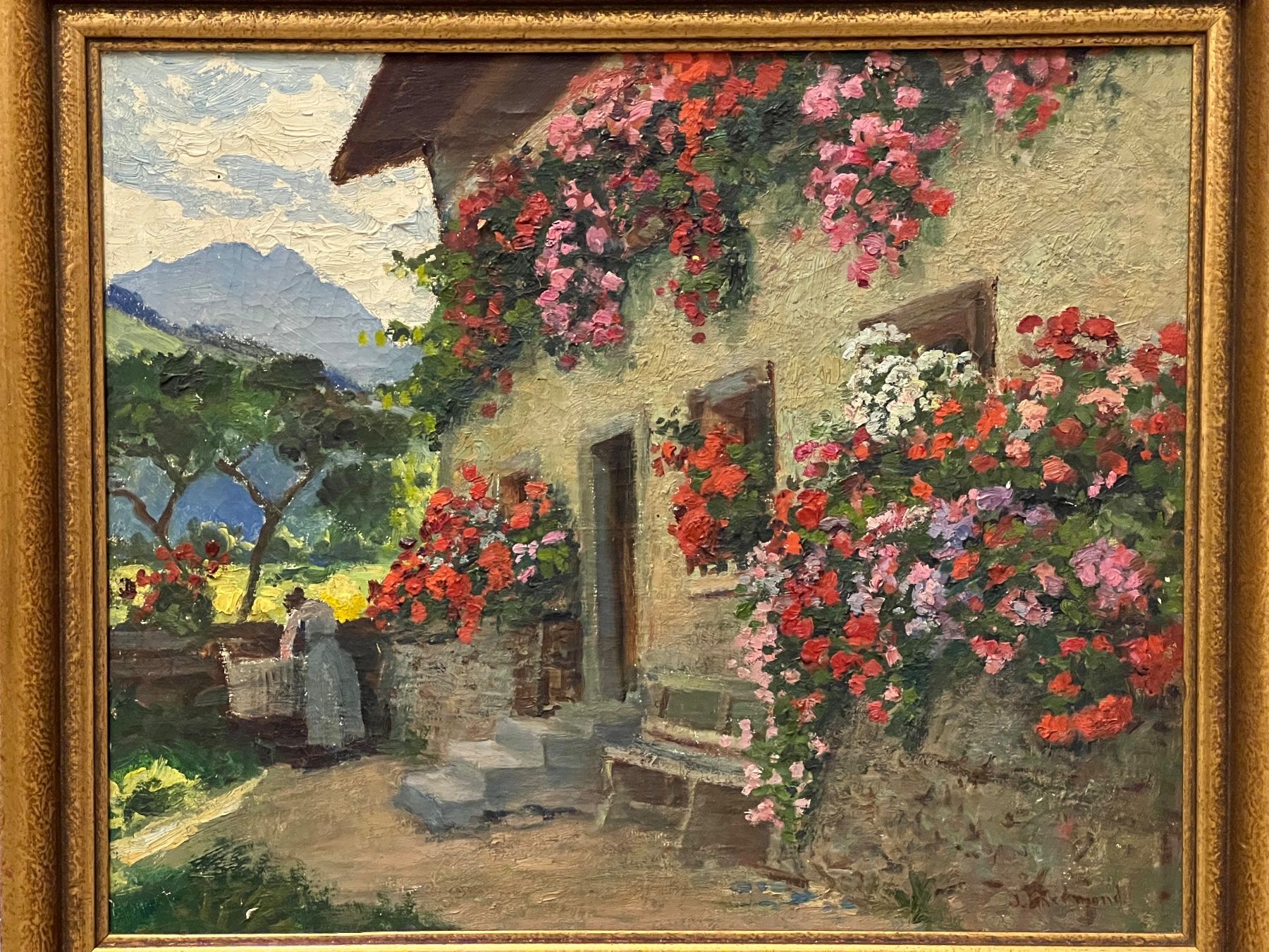 Gemälde: JOHN J. REMOND 1856-1929 – Gebraucht aus Basel von pmART 1