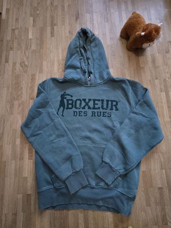 Boxeur des rues Sweat à capuche kaki Taille XL Homme